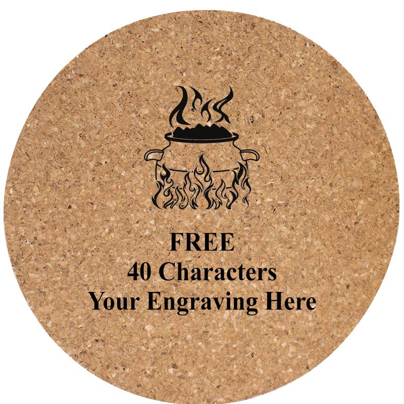 4" COASTER ROUND CORK