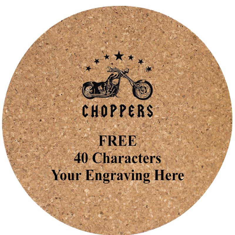 4" COASTER ROUND CORK