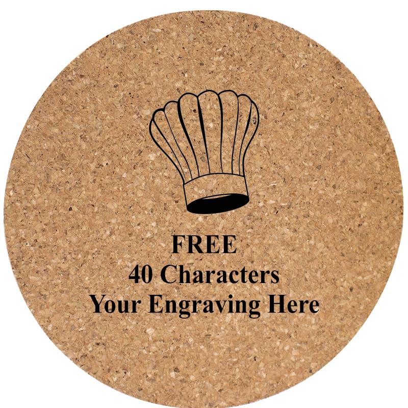 4" COASTER ROUND CORK