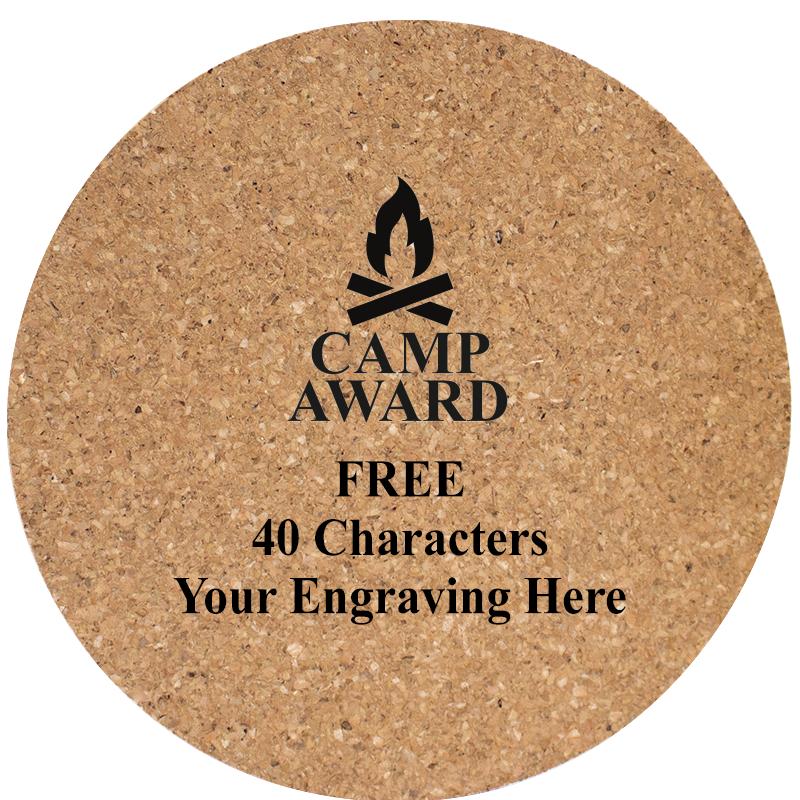 4" COASTER ROUND CORK