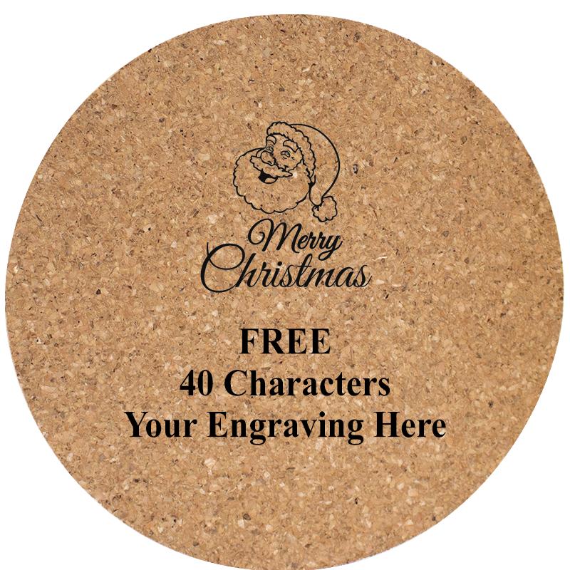 4" COASTER ROUND CORK