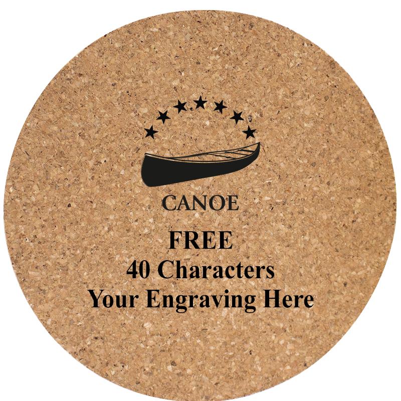 4" COASTER ROUND CORK