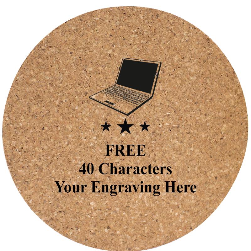 4" COASTER ROUND CORK