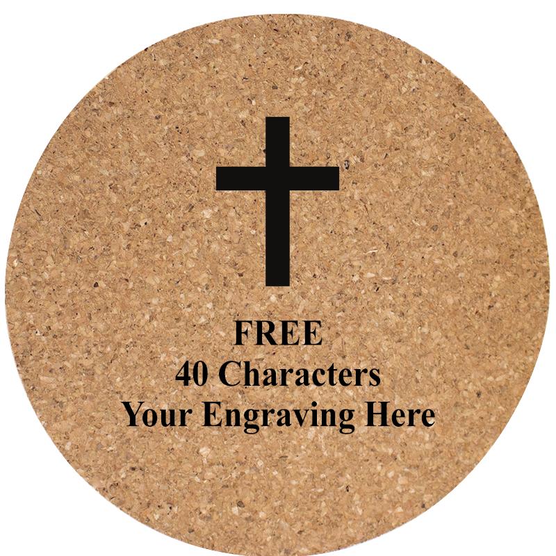 4" COASTER ROUND CORK