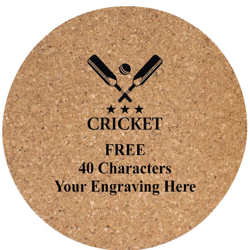 4" COASTER ROUND CORK