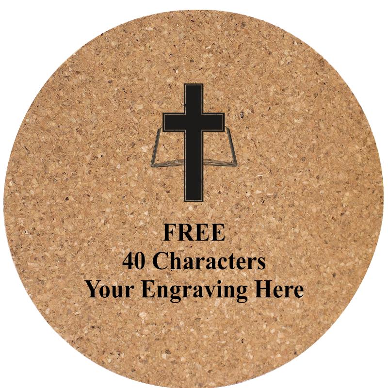 4" COASTER ROUND CORK