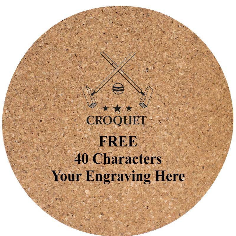 4" COASTER ROUND CORK