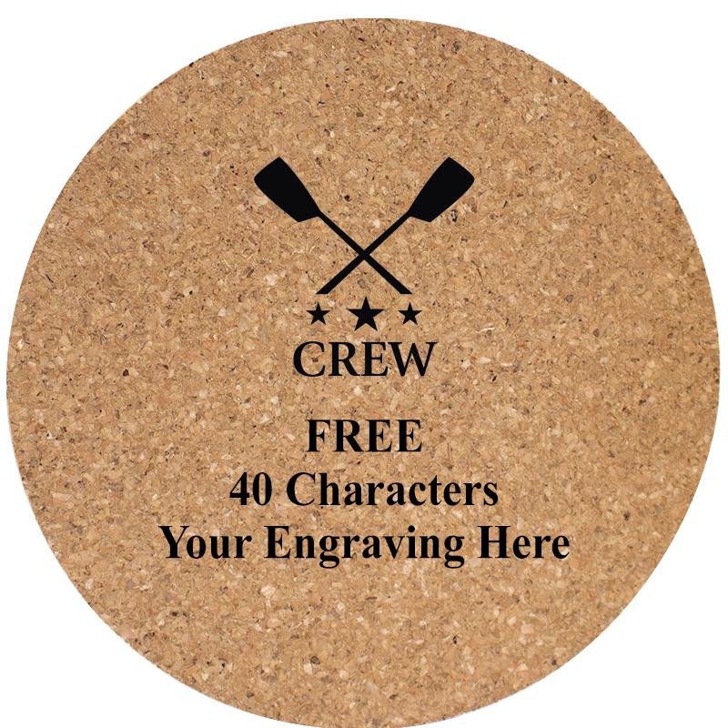 4" COASTER ROUND CORK