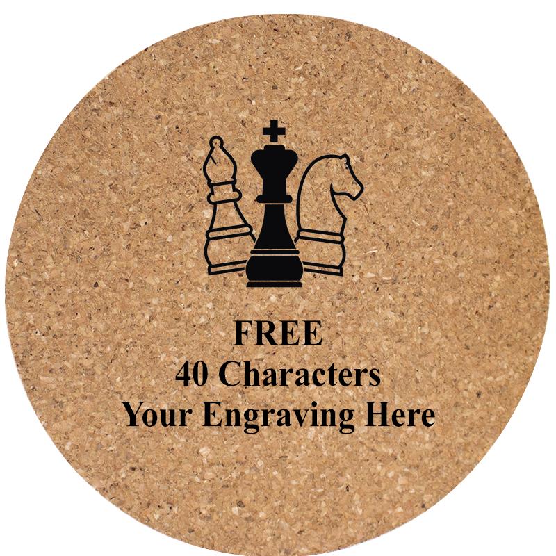 4" COASTER ROUND CORK