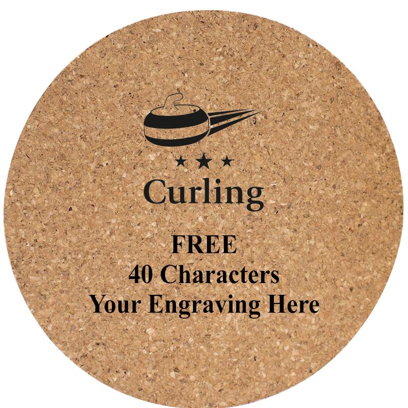 4" COASTER ROUND CORK