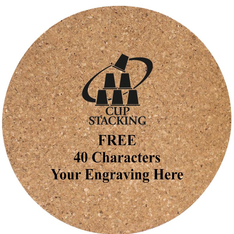 4" COASTER ROUND CORK