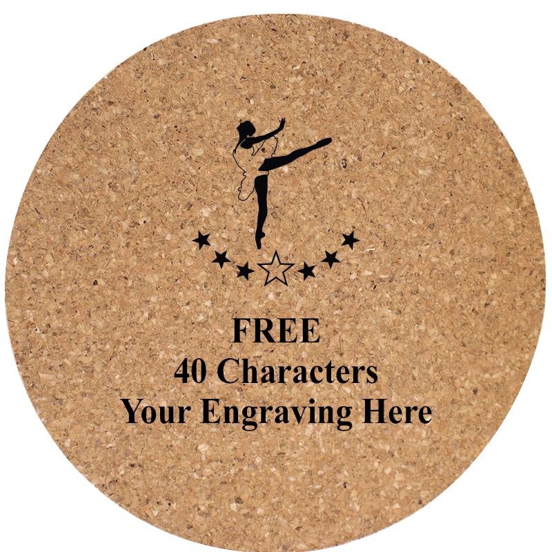 4" COASTER ROUND CORK