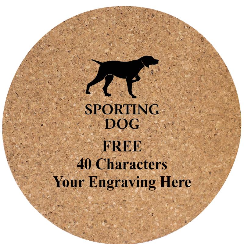 4" COASTER ROUND CORK