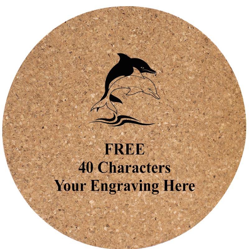 4" COASTER ROUND CORK