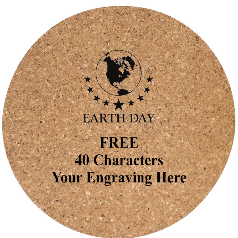 4" COASTER ROUND CORK