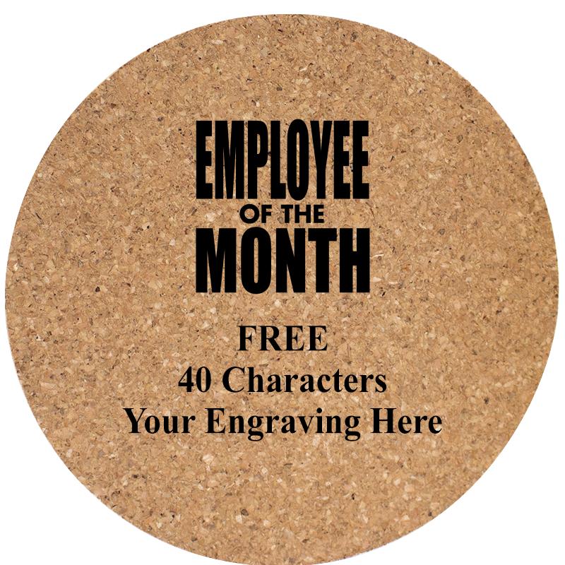 4" COASTER ROUND CORK