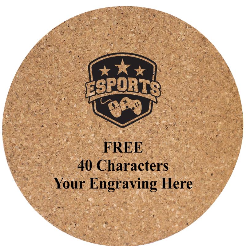 4" COASTER ROUND CORK