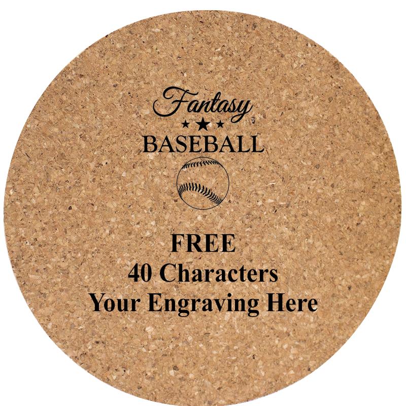 4" COASTER ROUND CORK