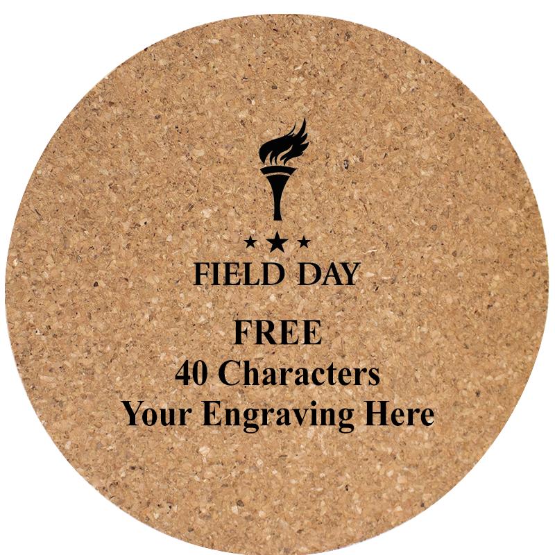 4" COASTER ROUND CORK