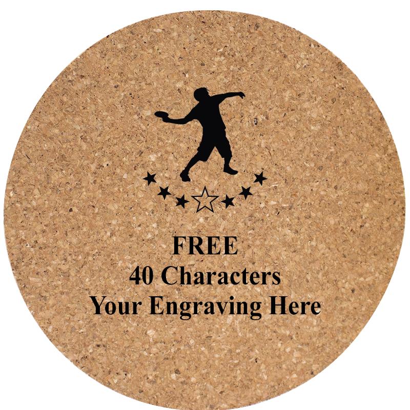 4" COASTER ROUND CORK