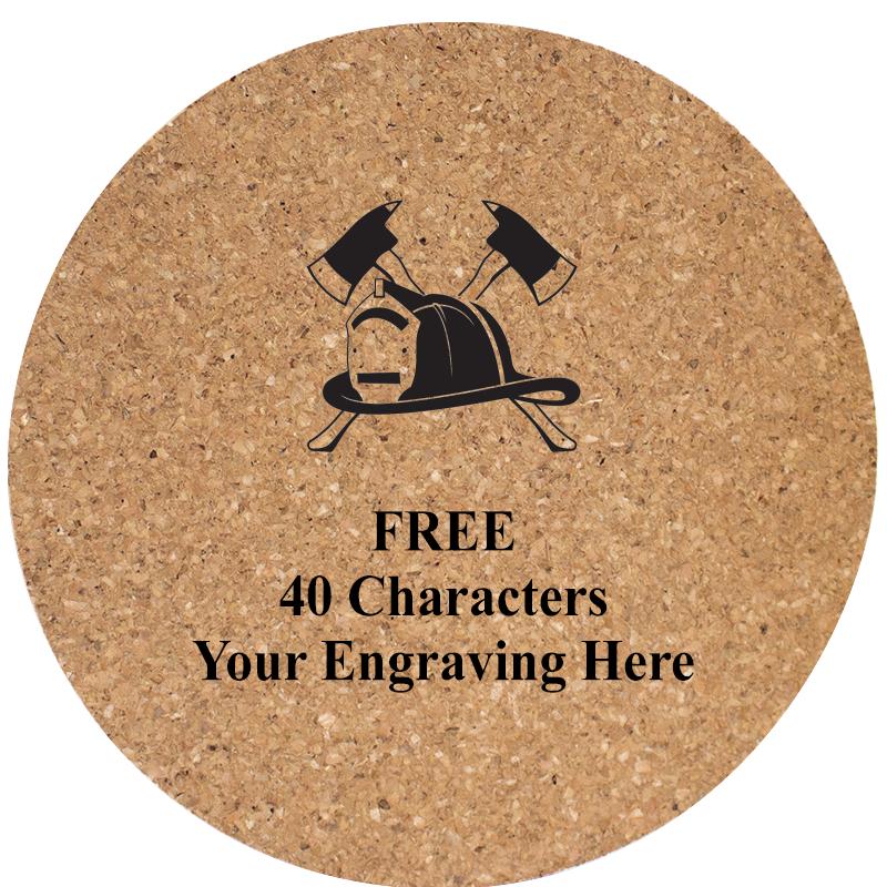 4" COASTER ROUND CORK