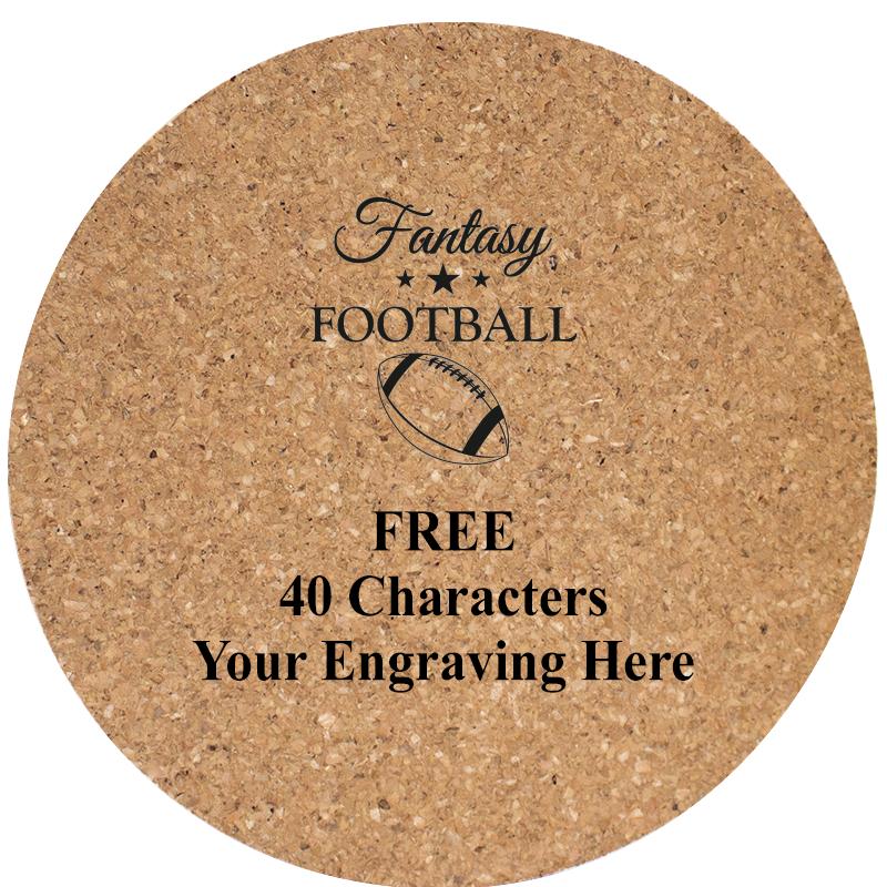 4" COASTER ROUND CORK