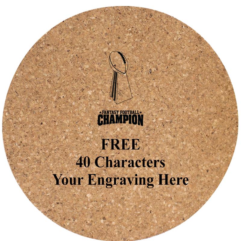 4" COASTER ROUND CORK