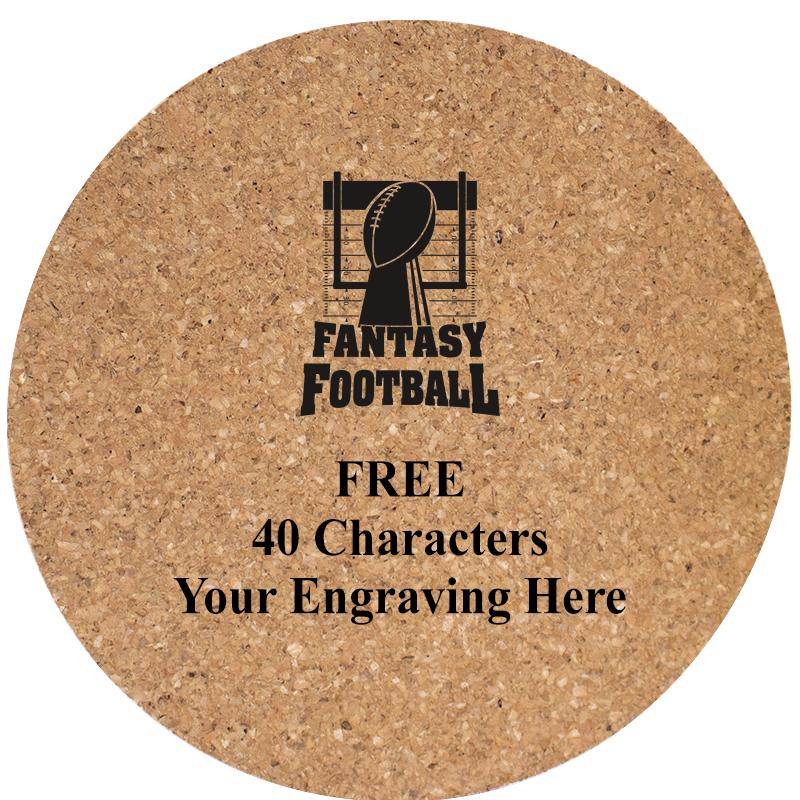 4" COASTER ROUND CORK