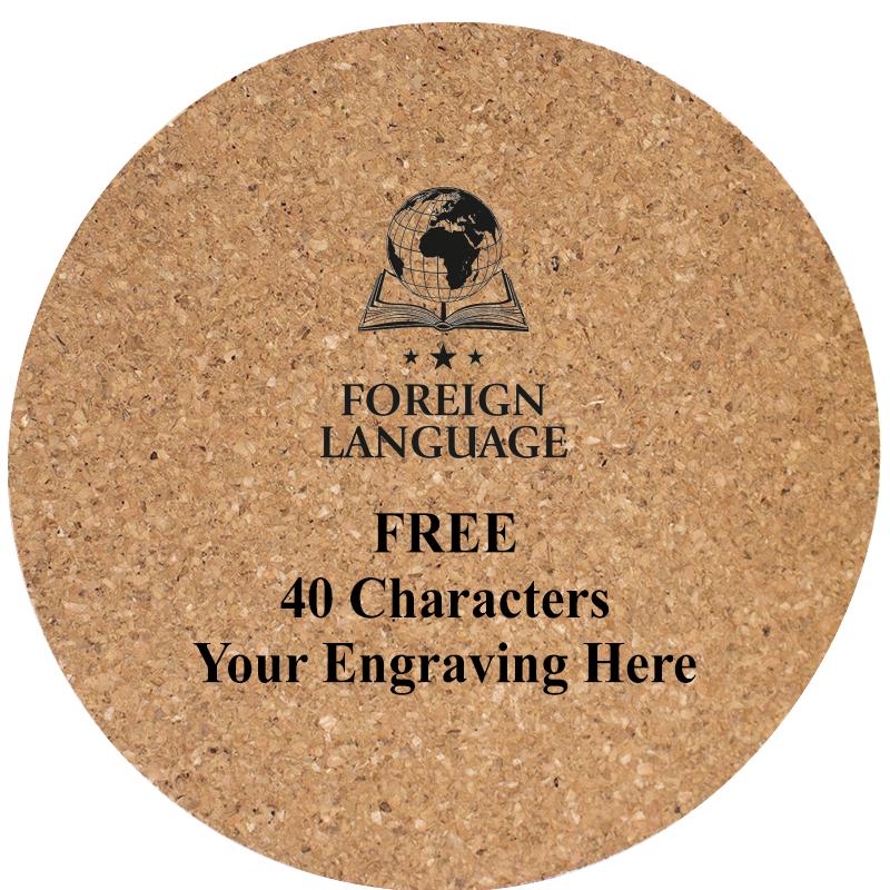4" COASTER ROUND CORK