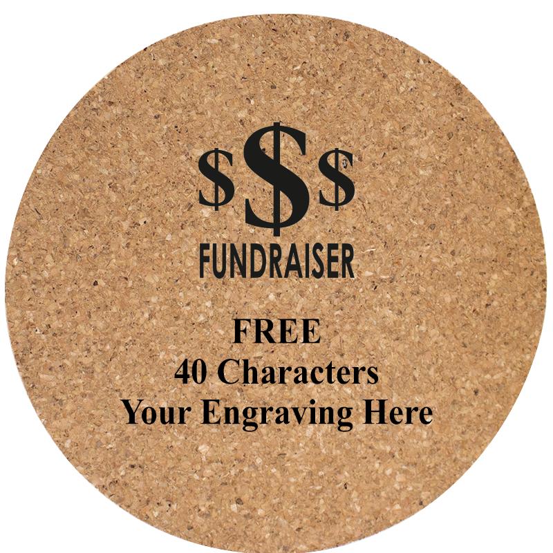 4" COASTER ROUND CORK