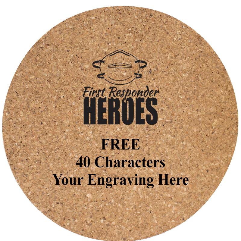 4" COASTER ROUND CORK