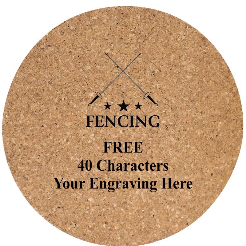 4" COASTER ROUND CORK