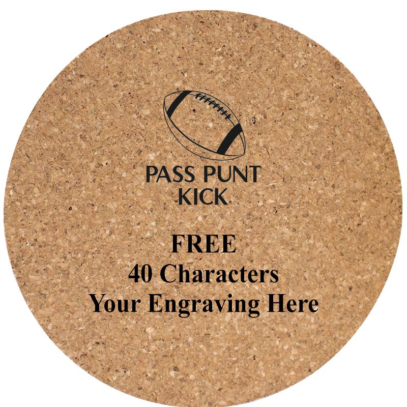 4" COASTER ROUND CORK