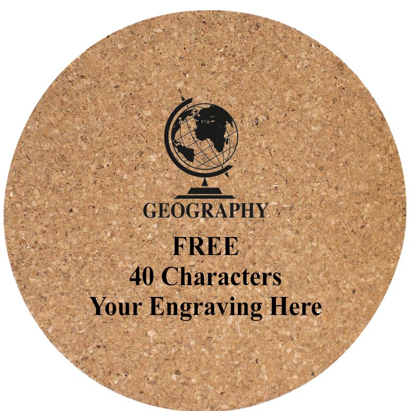 4" COASTER ROUND CORK