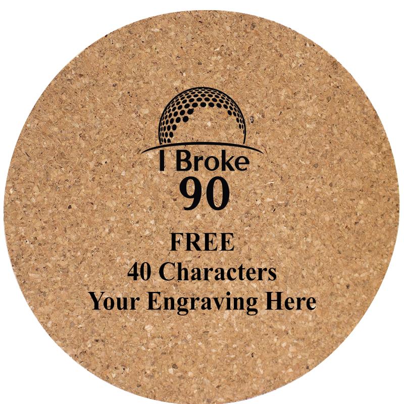 4" COASTER ROUND CORK