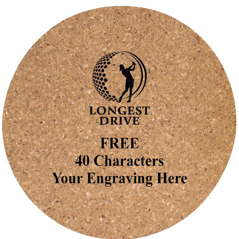 4" COASTER ROUND CORK