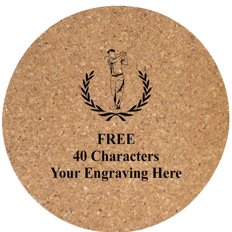 4" COASTER ROUND CORK