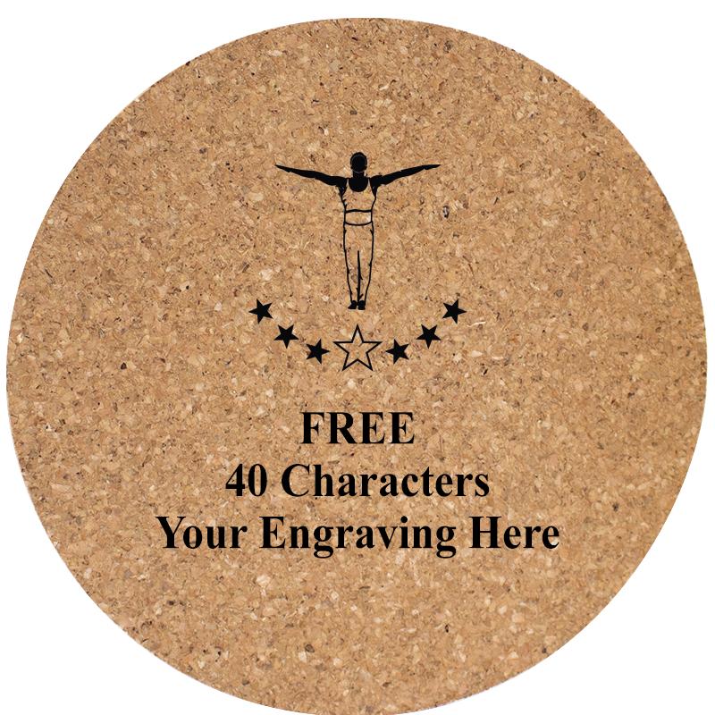 4" COASTER ROUND CORK