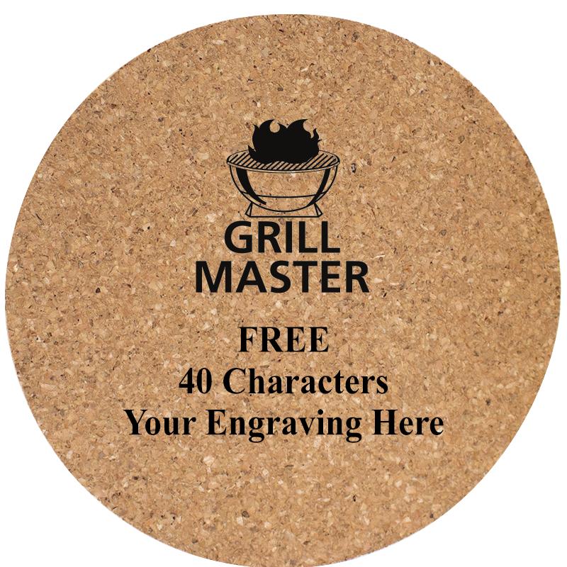 4" COASTER ROUND CORK