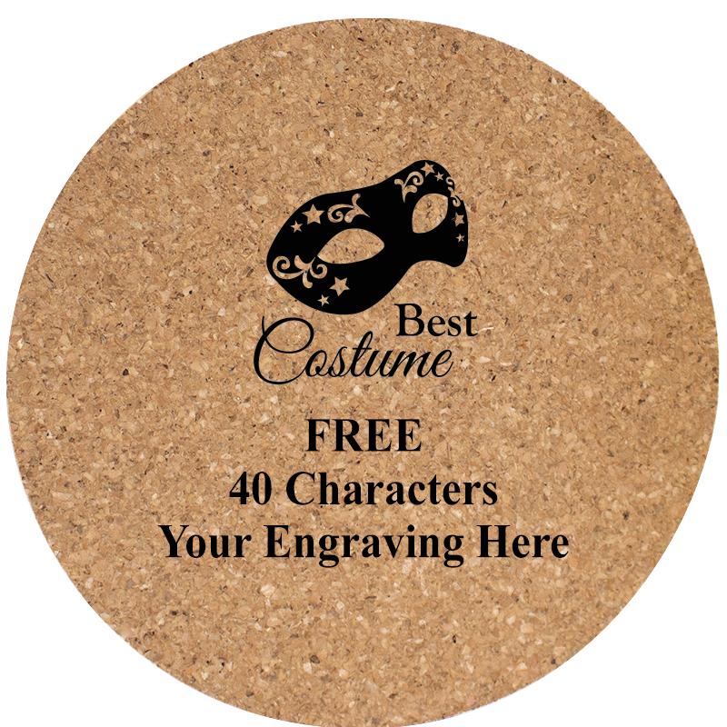 4" COASTER ROUND CORK