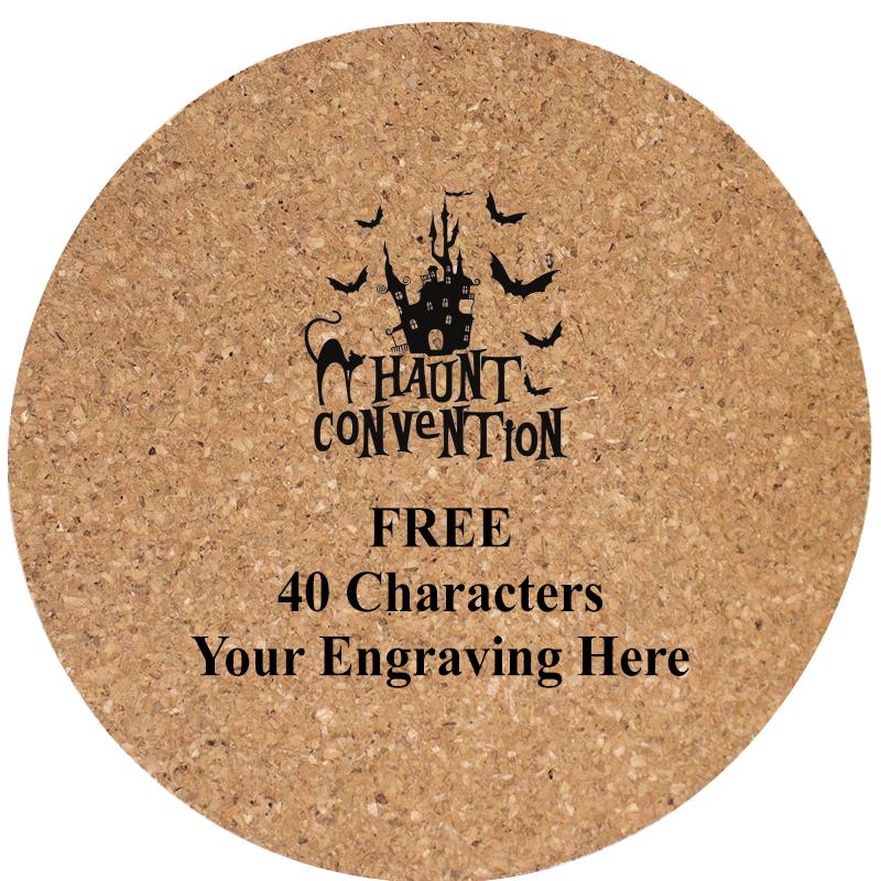 4" COASTER ROUND CORK