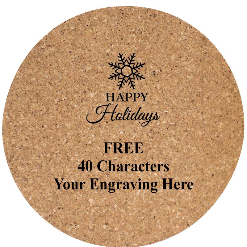 4" COASTER ROUND CORK