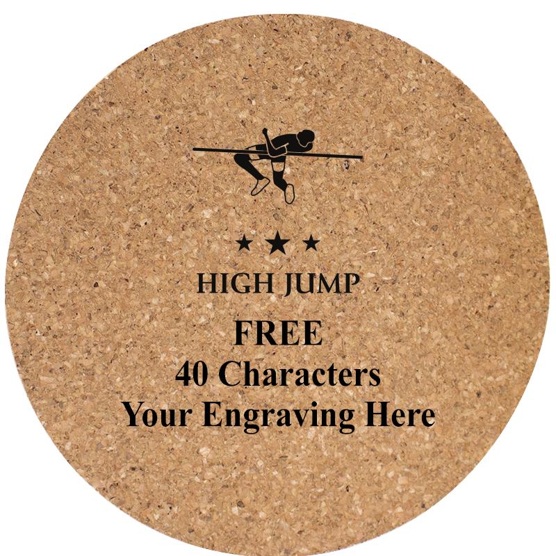 4" COASTER ROUND CORK