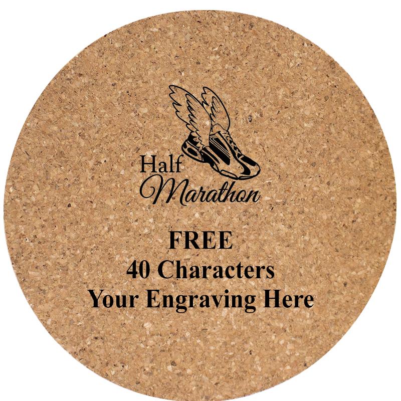 4" COASTER ROUND CORK