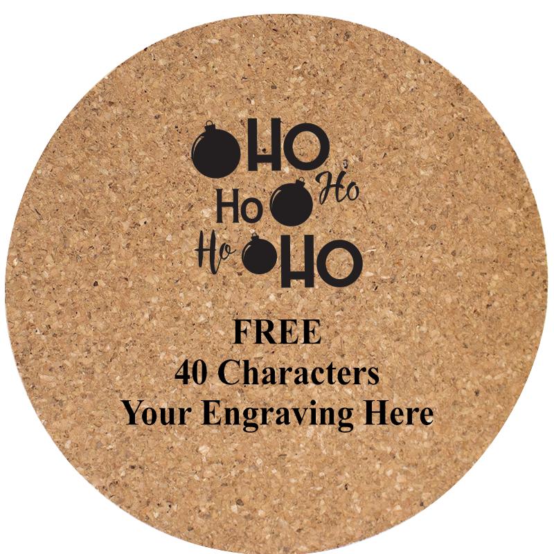 4" COASTER ROUND CORK