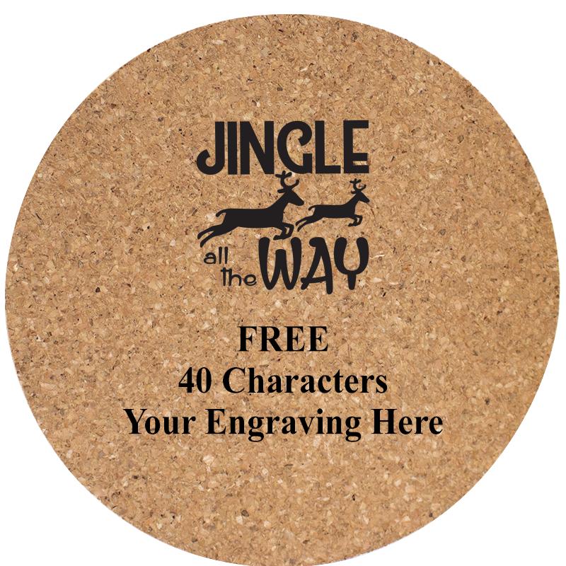 4" COASTER ROUND CORK