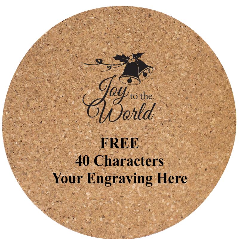 4" COASTER ROUND CORK