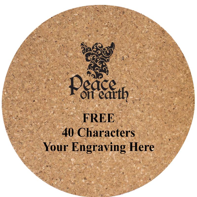 4" COASTER ROUND CORK