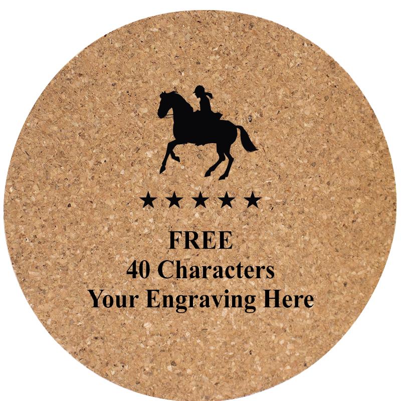 4" COASTER ROUND CORK