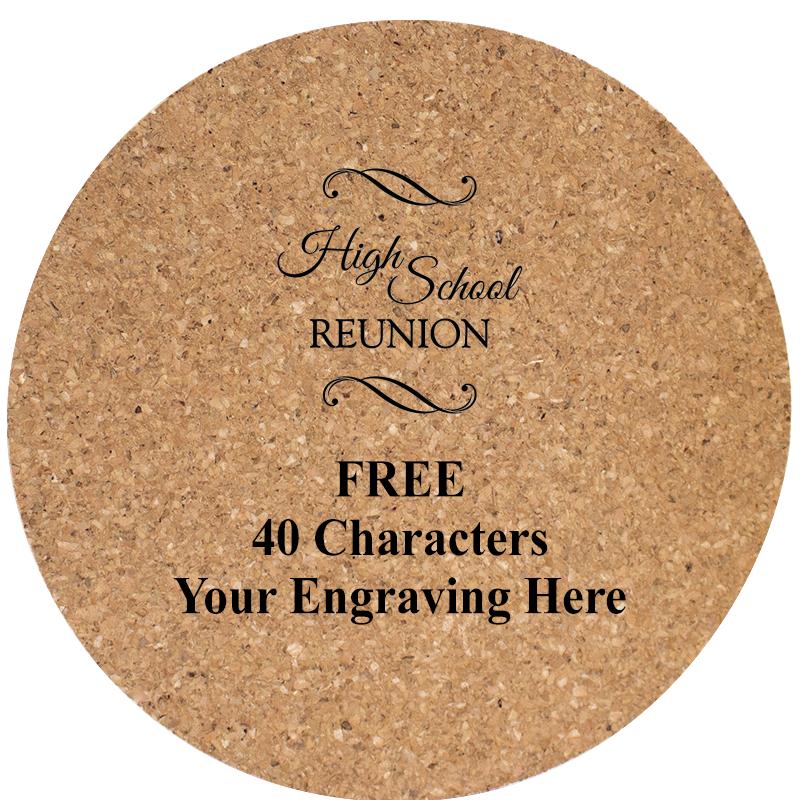 4" COASTER ROUND CORK